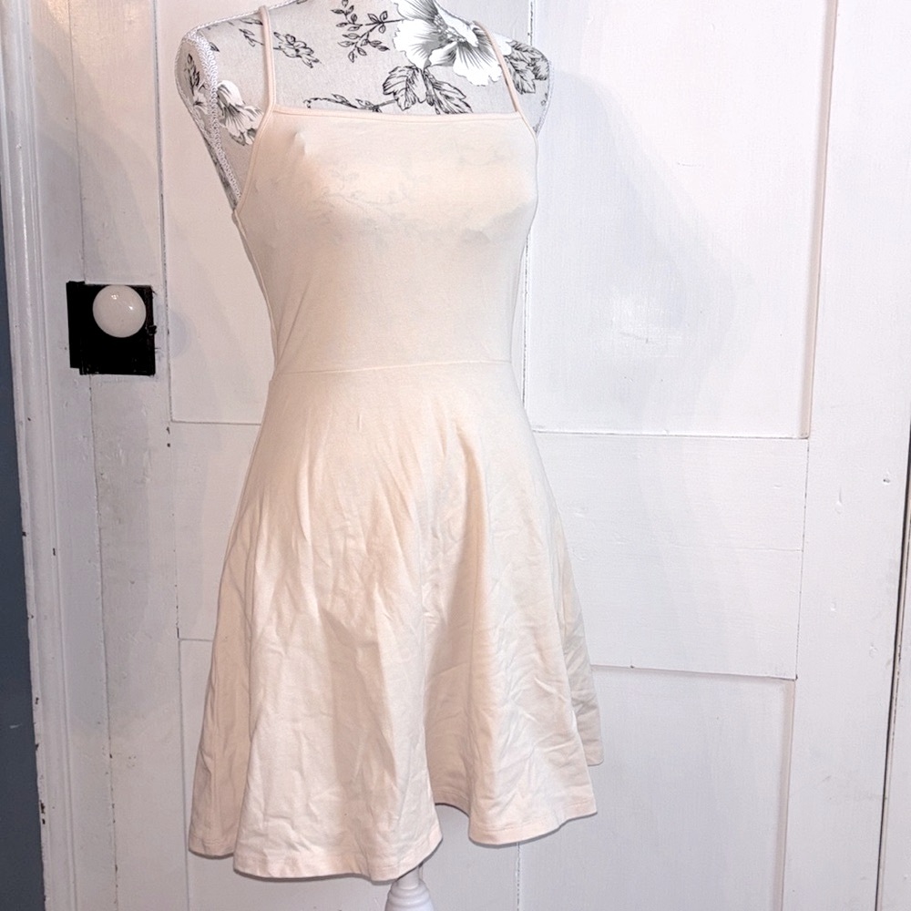 Forever 21 Short Slip Mini Dress Size Small Flirty White Summer Outfit New